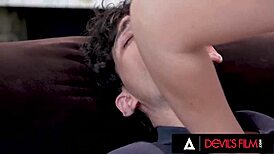 Milf Redhead Stepmom Catches Stepson And Helps Out