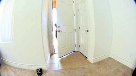 i busty milf fucked in the kitchen and on the stairs by her black step son - mellanie monroe