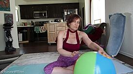 the wife teaches her husband a lesson with her big ass