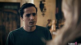 Young stepson seduces lonely milf stepmom with big ass for hardcore fucking.