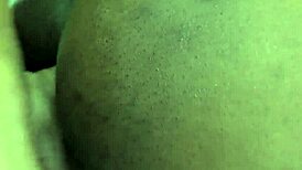 big black ebony takes white cock and gets creampied