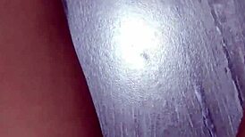 Sissy Cuckold in Chastity Watches Girlfriend Get Fucked by Lover