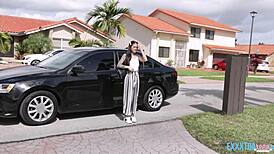 BEST FRIEND PAISLEY PAIGE AND JMAC IN STOCKINGS CUMSHOT