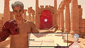 Let's Play Absurd Temptation Demo With Shaved Blonde Character