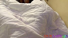 ebony big butt chubby babe oiled up rides and get fucked hardcore by bbc backshot