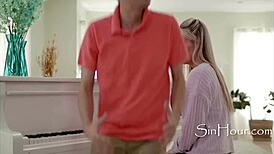 Piano Tutor Uses Boobs To Teach Student Bach