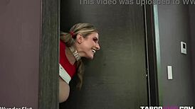 Amiee cambridge titty fucks huge black cock