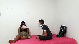 hermanastros play verdad o reto with big natural tits and sexy dares