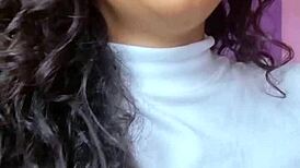 Hot Brazilian Brunette With Natural Breasts Asking You To Cum For Her.