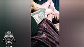 Feeling The Intense Pleasure Of Caressing His Big Cock Bareback