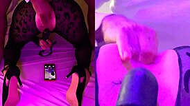 Milf Wife Handcuffed and Assfucked by Neighbor with Dirty Talk