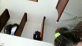 This blonde latina is sucking my cock without any control, licking and blowing intensely