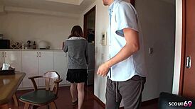 Japanese Teen 18+ Tricked Into Rough Creampie Fuck