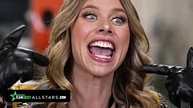 Dirty Mechanic Anya Olsen Sucks Cock with Peter Green in Car