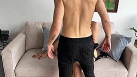 Latina Amateur Teases with Blowjob