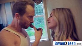 this hot 18 year old teen 18+ babe submits to monster cocks from bad boys