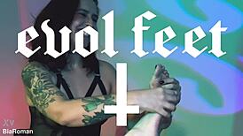 My CUTE FOOT is at YOUR DISPOSAL for licking, tickling, and sucking toes