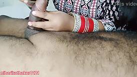 I love my Indian beautiful sister-in-law's big boobs during orgasm blowjob handjob