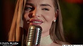 Fibi Euro and Emiri Momota share huge cock in steamy threesome