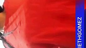 porn actress yulieth gomez touches her delicious stuff backstage do you want to see