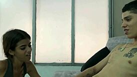 chica sexy gives great blowjob