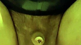 Latexi69 teases with butt plug in latex