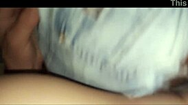 my stepdaughter shows off her ass in shorts, leading to fun