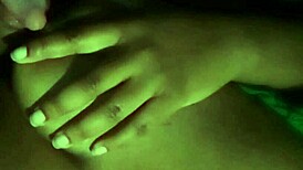 Licking my nipples feels so good at night, you know? 😘