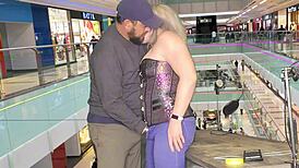 Fucking In Public Mall Where Everyone Can See Us