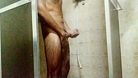 young skinny girl bathes and masturbates in bathroom for huge orgasm