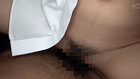 Look at this cute Japanese gal’s tanned skin and perky tits while banging doggystyle!