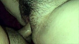 pov hairy pussy of my stepdaughter gets wet juicy creampie in college sex