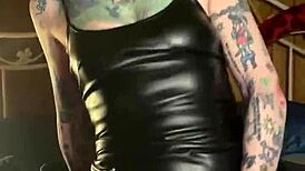 Milf Hotink4u Orgasms Hard Riding Dildo With Piercing