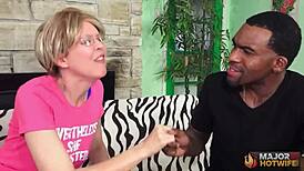 Blonde Jamie Foster Bent Over For Deep Blowjob And Doggystyle Banging By Rome Major