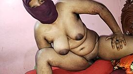 the deshi bhabhi and uncle engage in hardcore indian style sex focusing on her hot pussy and tits