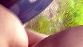 i rode dat cock reverse cowgirl in da car, took load on my phat ass