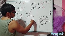 25 Sexual Erotic Math X Y In Bedroom With Asian Nerd