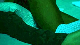 Teen neighbors fuck in his room while parents are on a double date