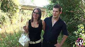 Intense Threesome With Naughty Glasses Girls