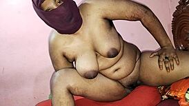 the deshi bhabhi and uncle engage in hardcore indian style sex focusing on her hot pussy and tits