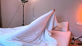 European couple's morning sex starts with blowjob on big cock by andre love