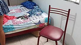 I seduce my teacher with uniform video, touching myself dirty!