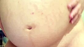 pregnant arab wife teasing me on webcam