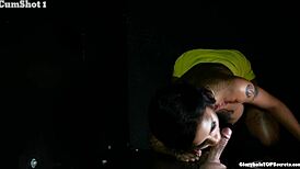 You Just Fucking Love This Gloryhole Blowjob With Big Cock And Ass.