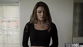 Busty Teen 18+ Babysitter's Big Ass Pounded By Mature Client's Monster Cock, Feeling Intense Anal Pleasure