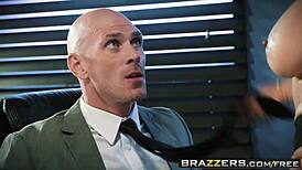 Spilling the Boobs at Work with Isis Love and Johnny Sins