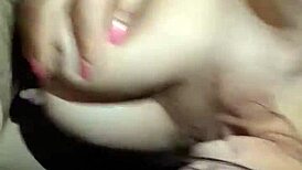 I suck that young guy's dick as a milf prostitute.