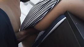 Brittany, While You're Doing Makeup, I Notice No Panties and Penetrate You!