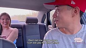 Savannah Watson Gives Blowjob to Uber Driver Follower