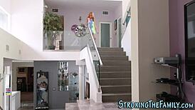 i received a facial from my stepdad in hardcore hd